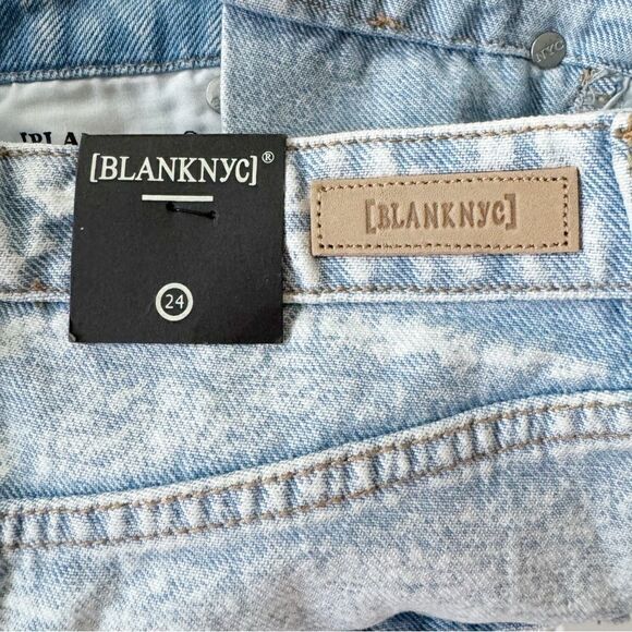 BLANK NYC “NICE TRY" Colorblock Denim Mini Skirt - Size 24 - Picture 4 of 5